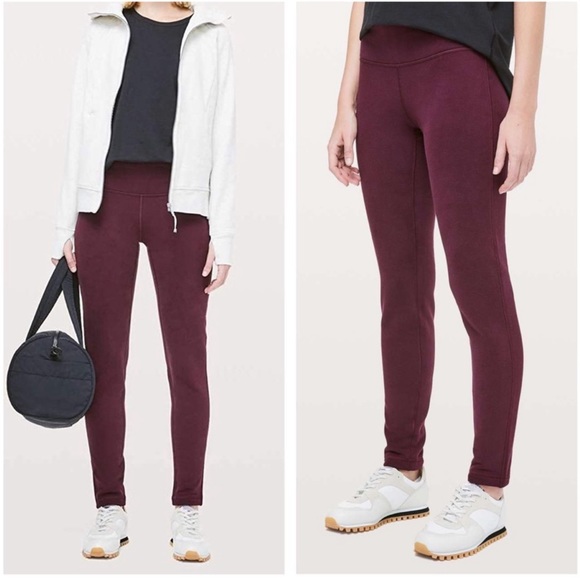 lululemon athletica Pants - Lululemon fleece Wunder Under